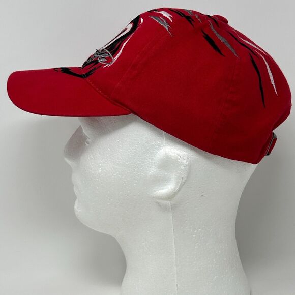 Vintage NASCAR Greg Biffle Baseball Hat Cap 60 Roush Auto Racing Strapback Red - Picture 6 of 9